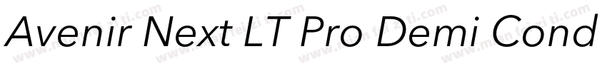 Avenir Next LT Pro Demi Cond Regula字体转换